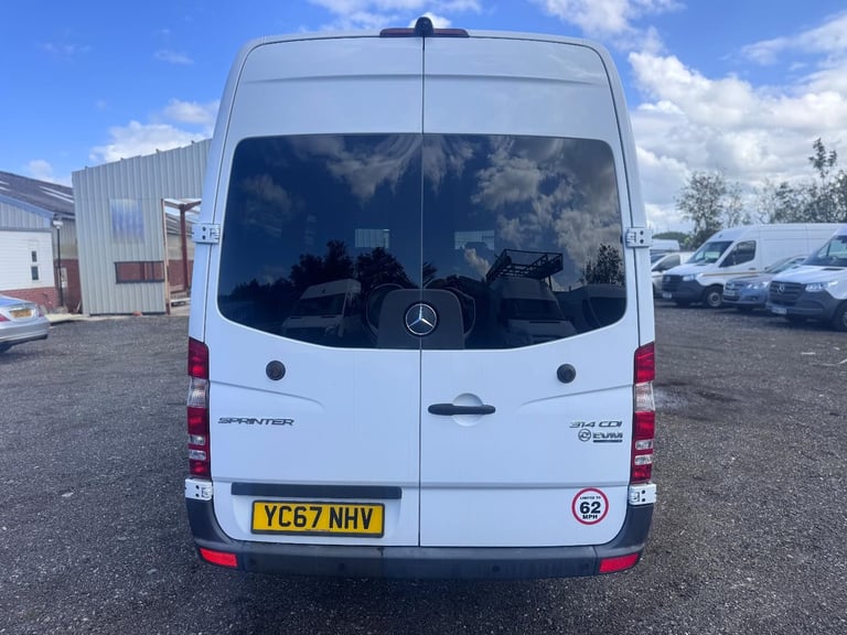 Mercedes Sprinter 314 MWB 13 Seat Minibus. Aircon. Auto. FSH. Reverse Cam. 