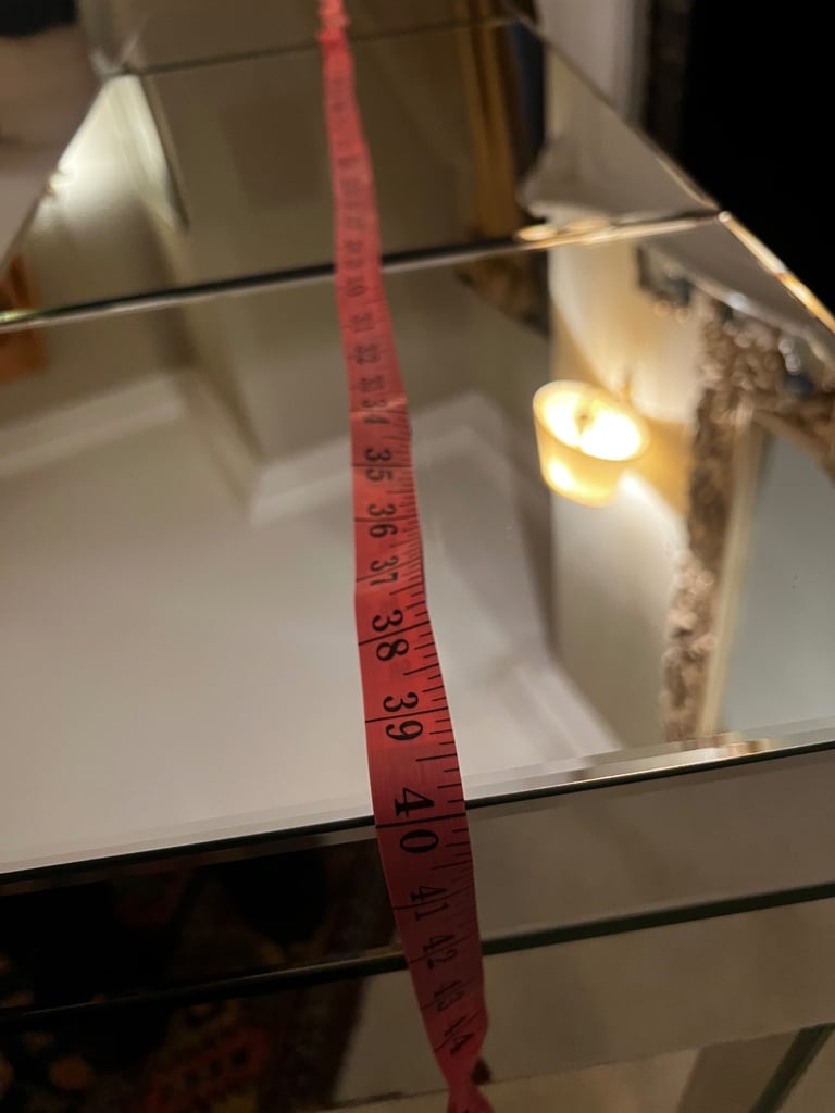 Mirrored dressing table/vanity 