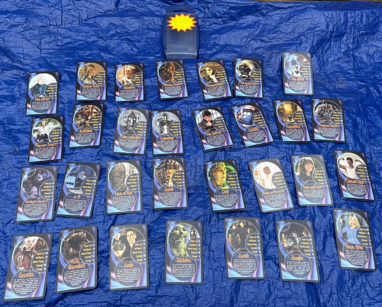 Doctor Who David Tennant Top Trump Cards 