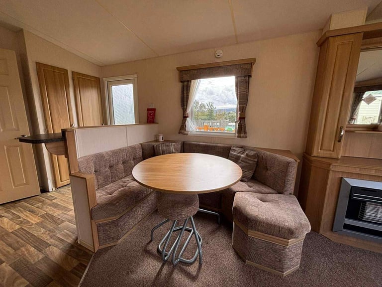 Bargain static caravan with huge decking and no site fees until 2027! £2,200 deposit
