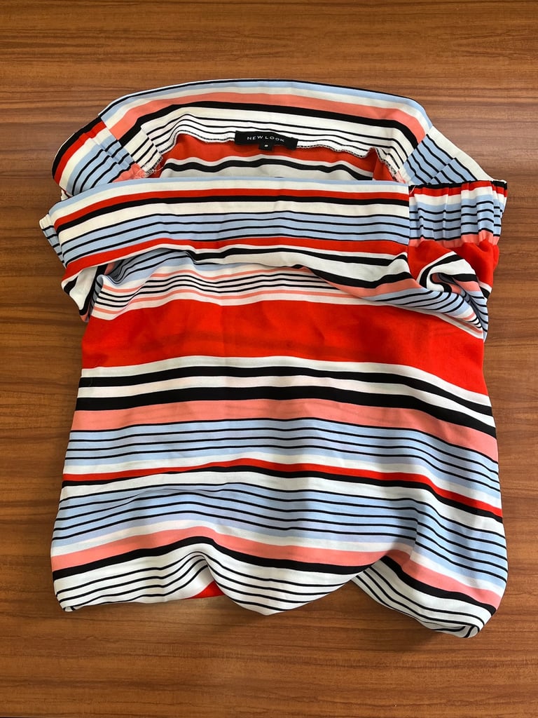 Women's New Look Striped Maxi Dress Size 8