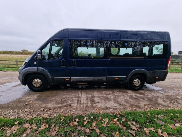 2015 Peugeot Boxer Red LWB 12 Seat Minibus  Drives Perfect  Disability Access