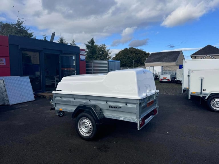 BRAND NEW ZASLAW 205SU 7X4 SINGLE AXLE TRAILER WITH LOCKABLE LID