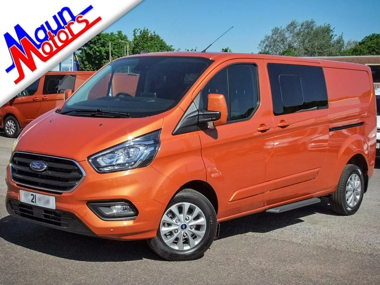 Ford Transit Custom 320 TDCi 170PS ‘Limited’ Double Cab-In Van 6 Seat CREW VAN