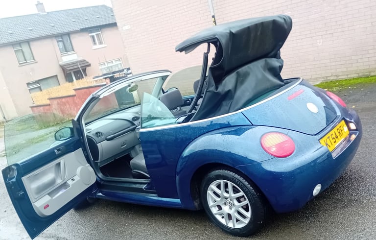 Volkswagen, BEETLE, Convertible, 2005, Manual, 1896 (cc), 2 doors 10 MONTHS MOT CERTIFICATE 💥