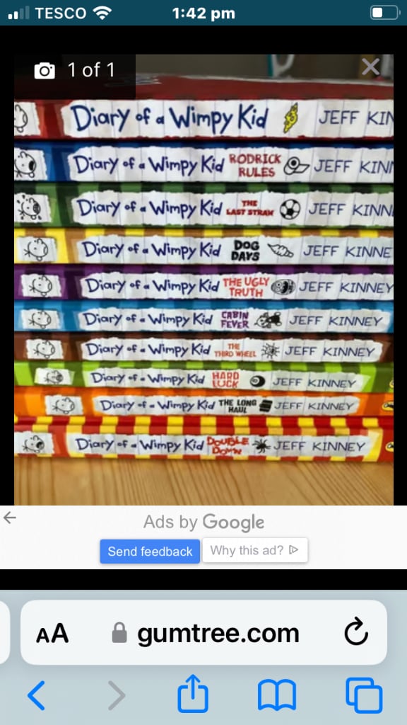 Diary of a wimpy kid books