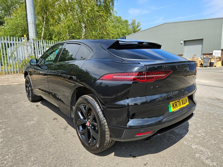 2021 71 Jaguar I-PACE 294kW EV400 Black 90kWh Auto 11kW Charger Damaged Salvage
