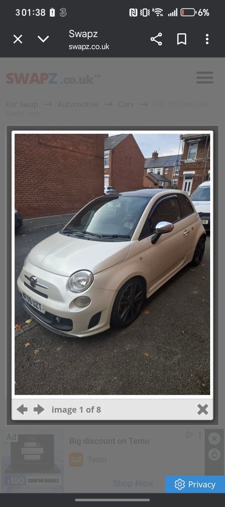 Abarth up for a swap 