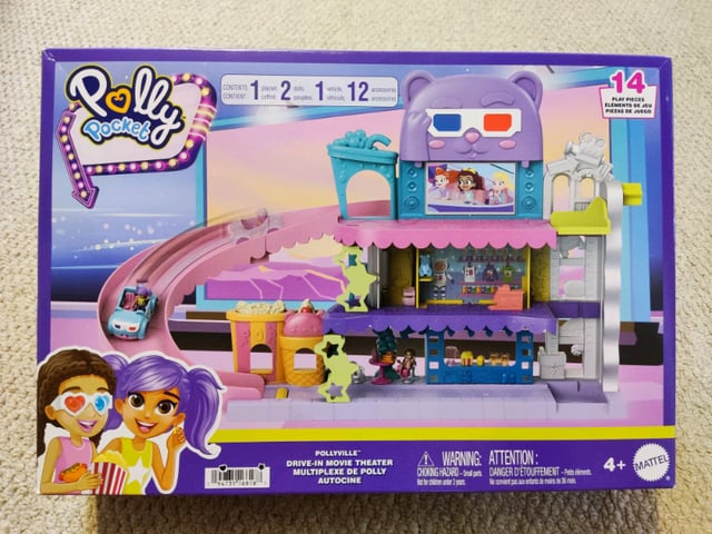 Brand new Polly Pocket Dolls Pollyville Drive In Movie Theatre Playset in Long Ashton Bristol Gumtree