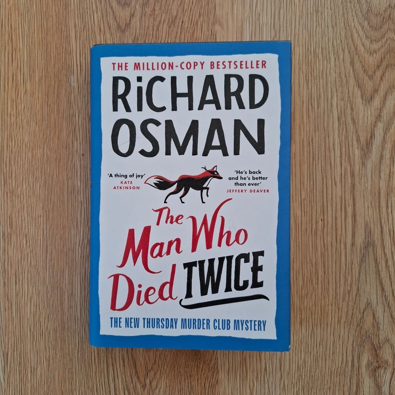 image for The Man Who Died Twice by Richard Osman (Hardcover, 2021)