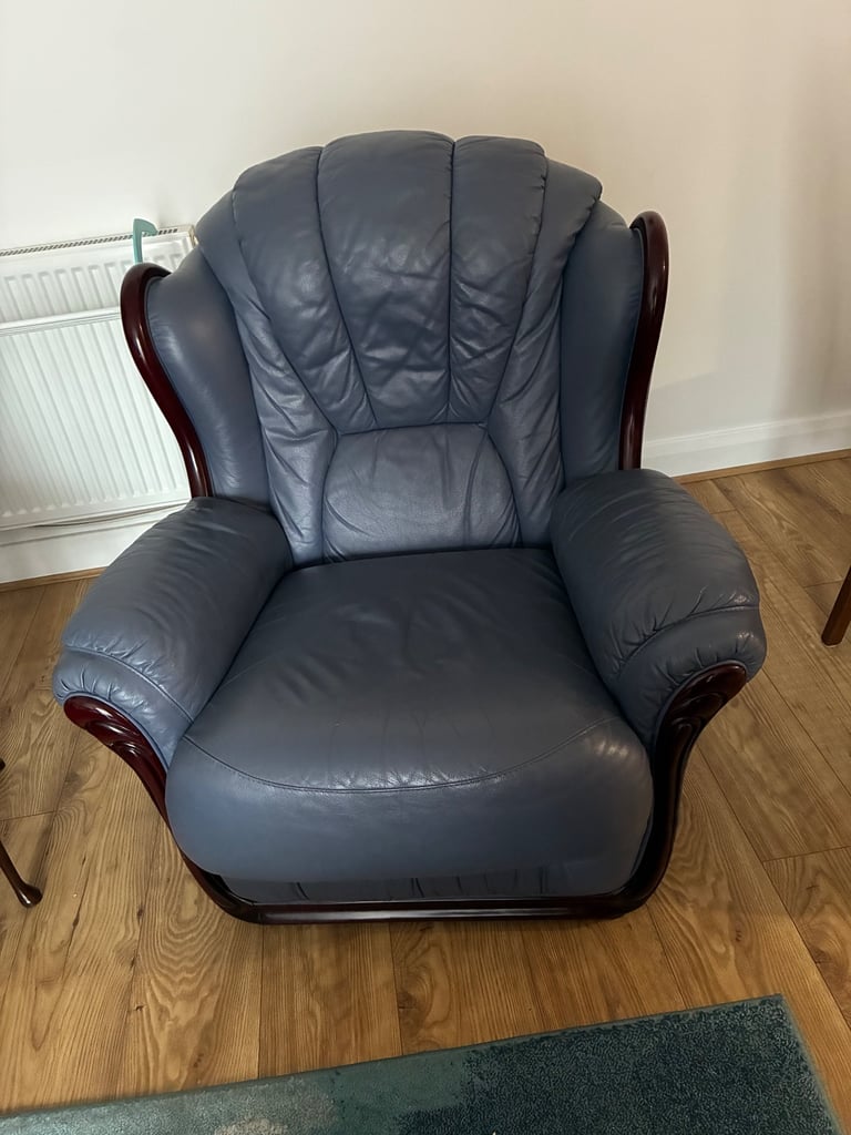image for 3 seater sofa bed with 2 armchairs and a leg puff