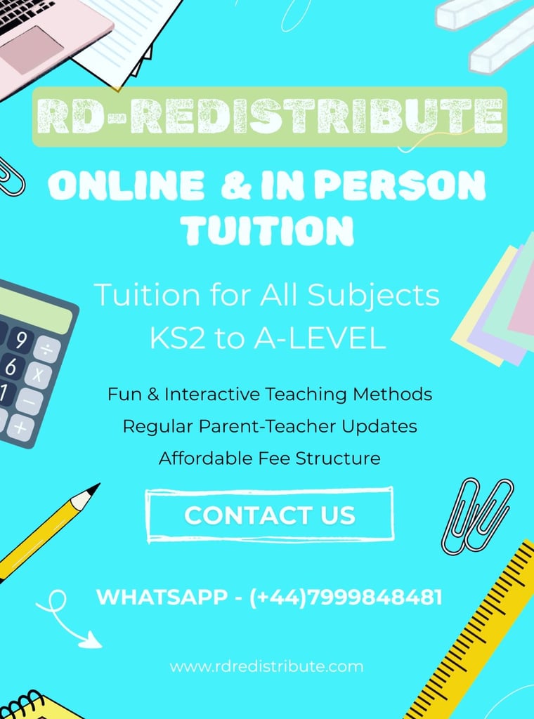 image for Affordable & Interactive Tuition – KS2 to A-Level | Online & In-Person