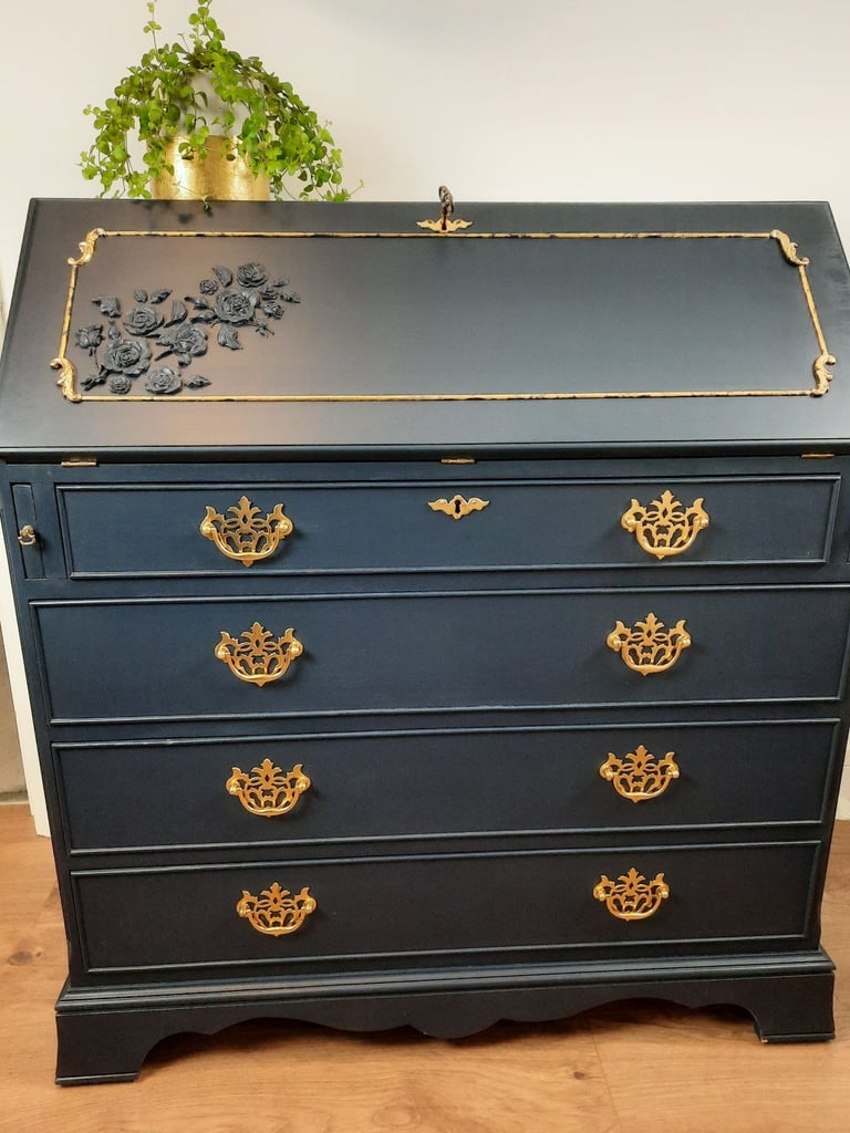 Beautifully Upcycled Mahogany Bureau