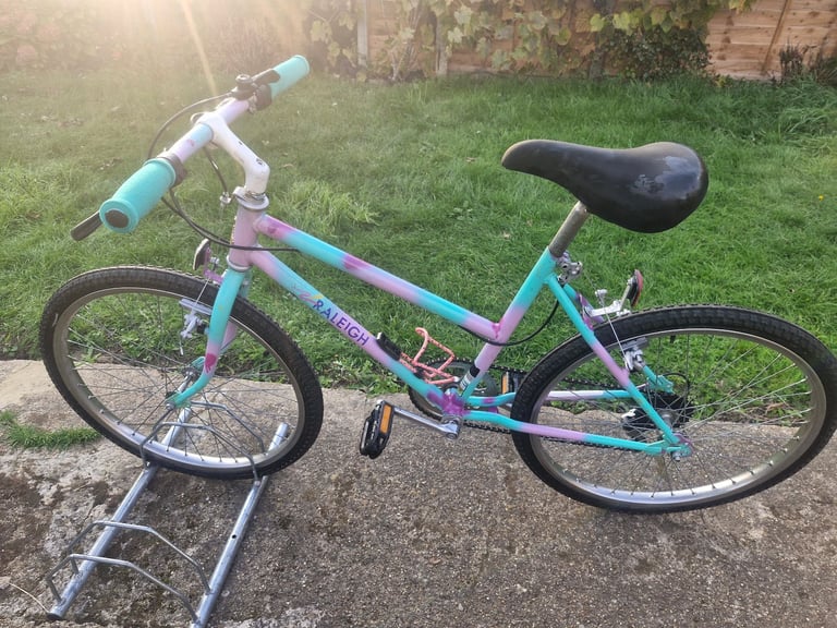 GIRLS TEENAGER YOUTH RALEIGH 24 INCH WHEELS 15 INCH FRAME 5 SPEED BIKE BICYCLE