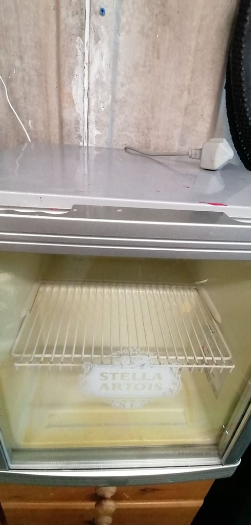 stella artois 50 litre fridge 