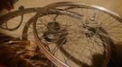 Vintage 28- inch bicycle wheels,tire. 