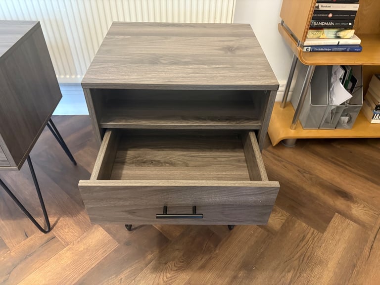 Stunning High Quality bedside tables (Slate Grey)
