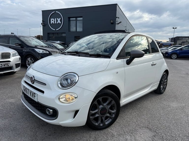 2017 Fiat 500C 1.2 S Convertible 2dr Petrol Manual Euro 6-2 OWNER CAR-HALF LEATHER UPHOLST Conver...