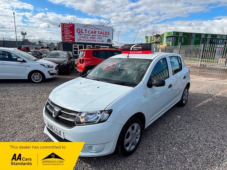 Dacia Sandero AMBIANCE+2 KEYS+BLUETOOTH+FULL SERVICE HISTORY+LOW INSURANCE+3M WA