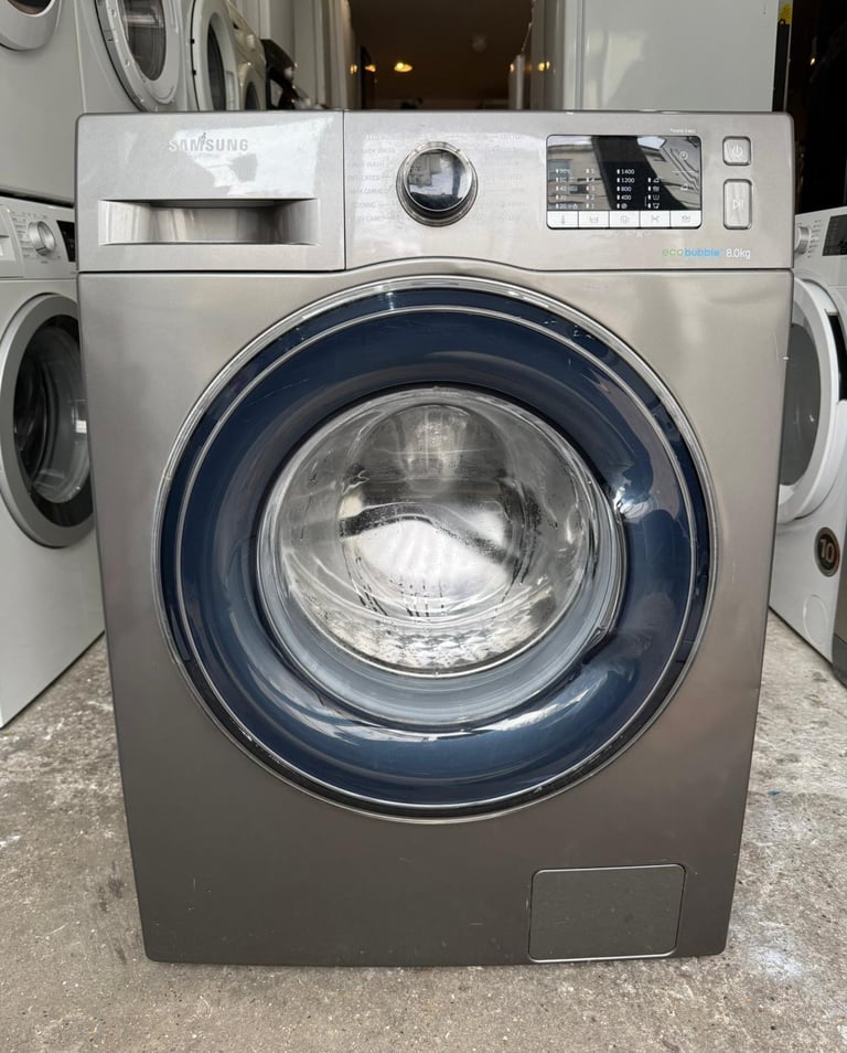 image for Samsung ecoBubble Grey Washing Machine With Free Delivery N Warranty 