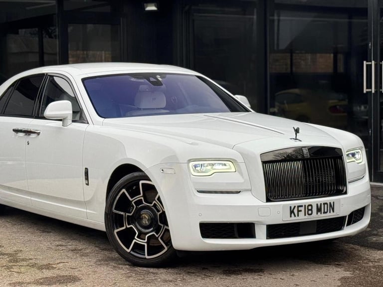 LEFT HAND DRIVE 2018 ROLLS ROYCE GHOST  6.6 V12 BLACK BADGE 17K MILES UK REG LHD