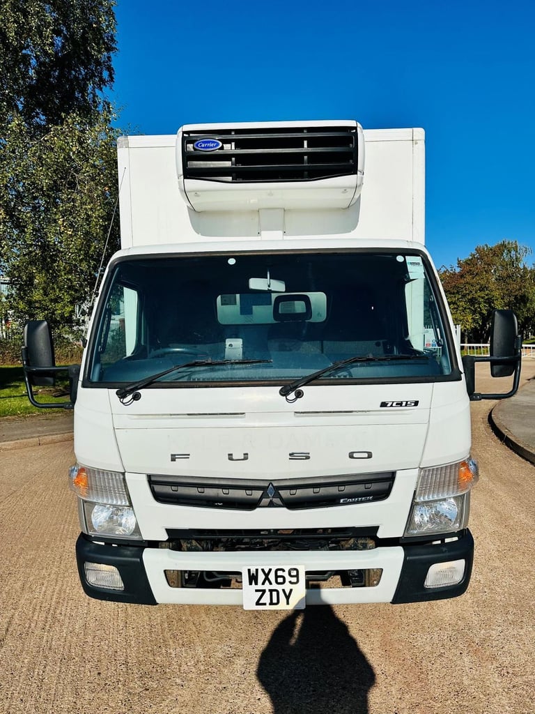 2019 (69) MITSUBISHI FUSO CANTER 7C15 7.5 TON FRIDGE, CARRIER XARIOS 600 UNIT