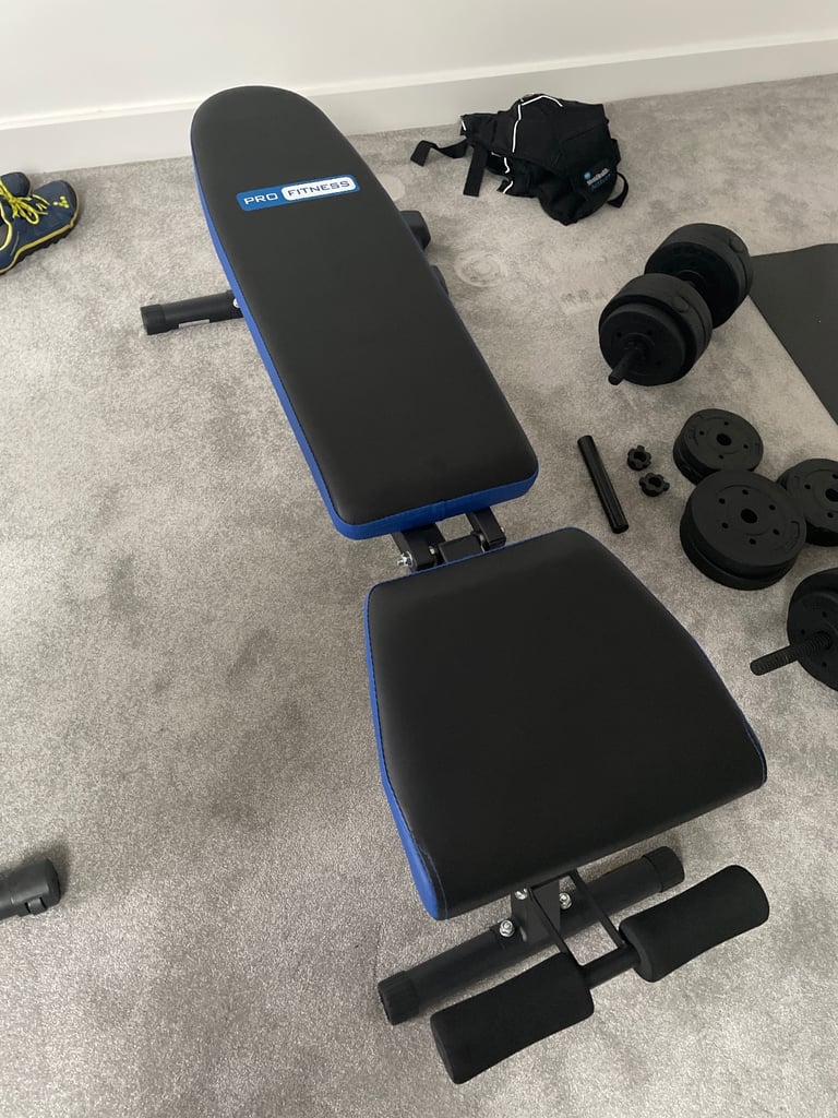 Pro fitness adjustable bench