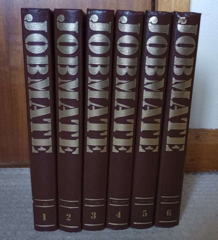 image for 6 JOBMATE MAGAZINE BINDERS WITH COVERS