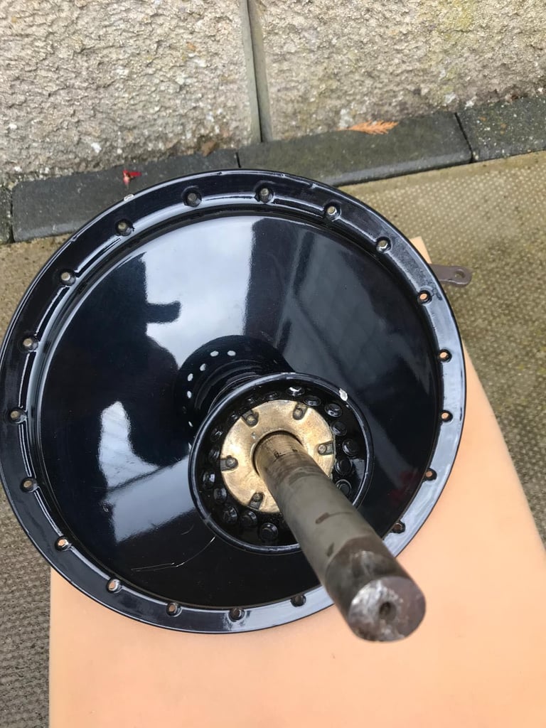 BSA 8” Front Hub, Brake Plate and Spindle