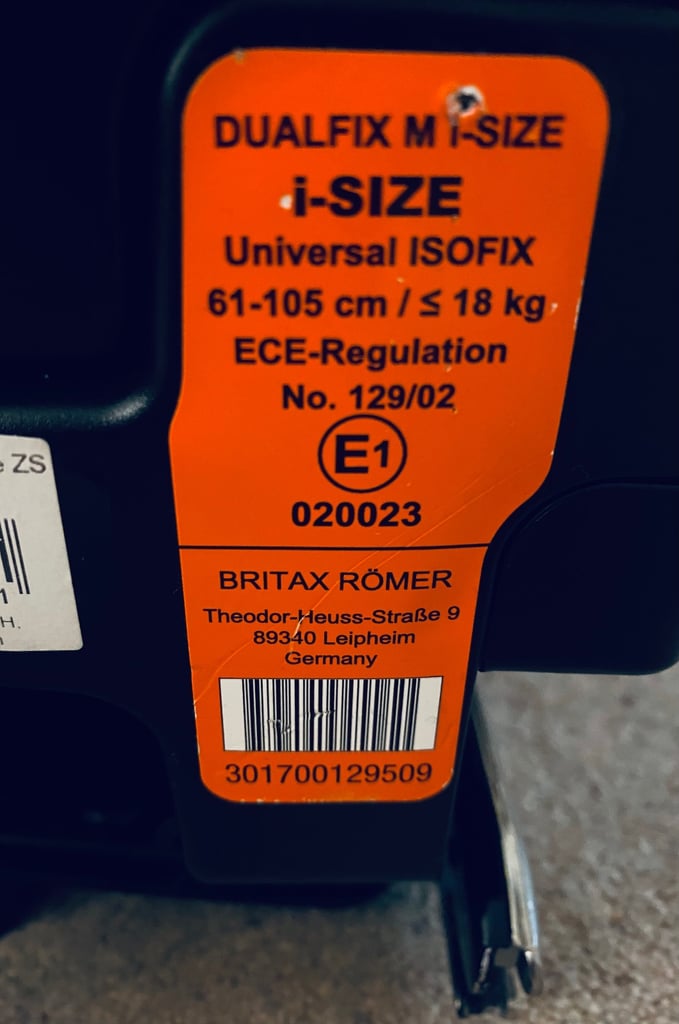 Britax Römer Dualfix M i-Size car seat - Blue Marble