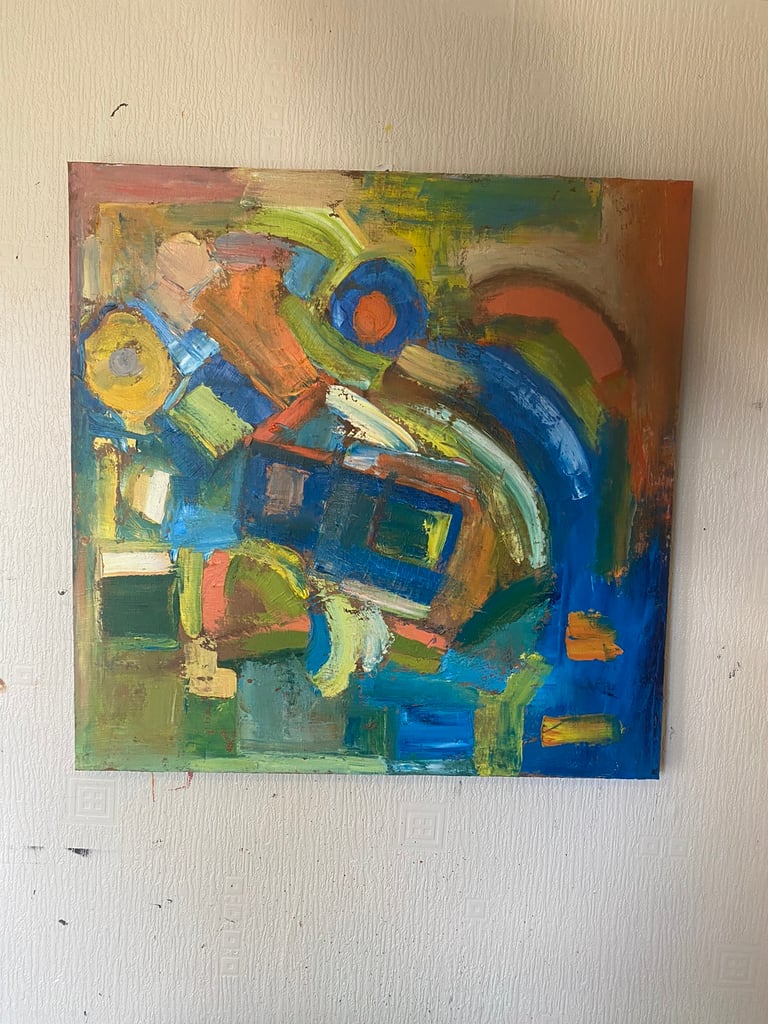 Oil painting by Independent Scottish artist Kirk Sinclair 