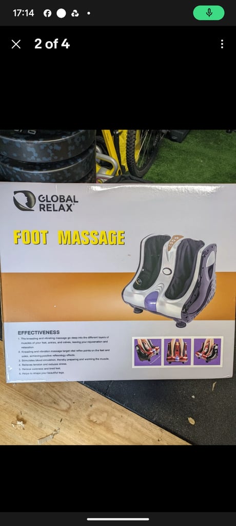 GLOBAL RELAX Foot and Leg Massager.  