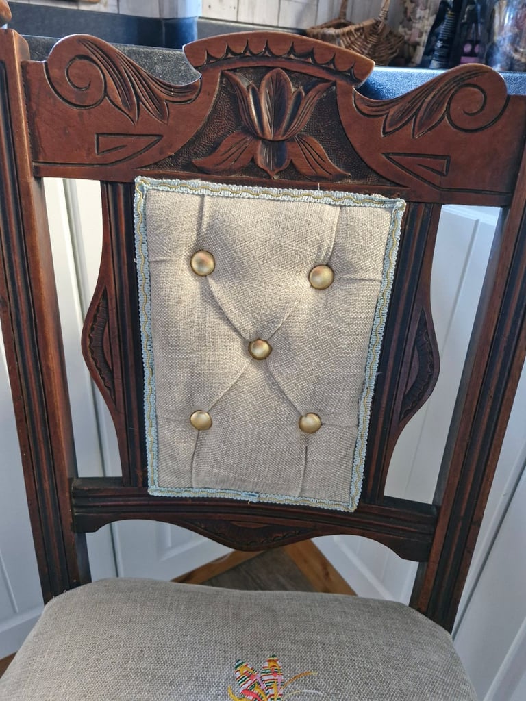 vintage 1980 custom farmhouse chair