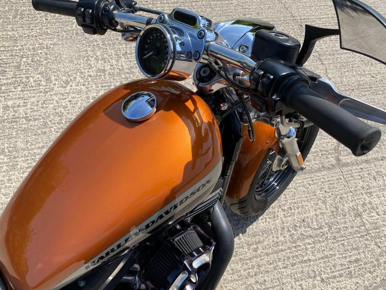 2014 HARLEY DAVIDSON 1200 CUSTOM LIMITED XL CA 14 ORANGE  BLACK SPORTSTER