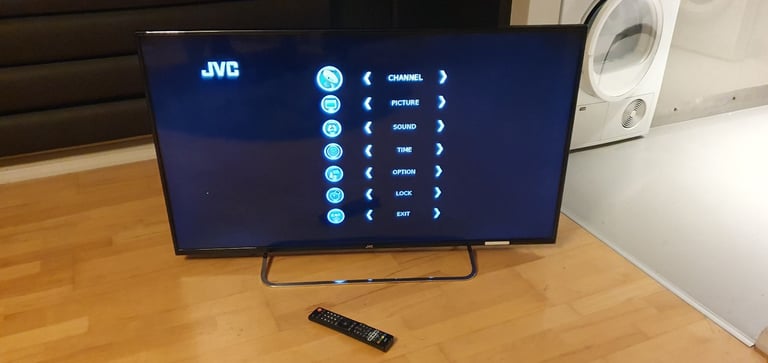 image for JVC 50 INCH FULL HD FREEVIEW TV + REMOTE ( NOT A SMART TV ) 1 DEAD PIXEL HENCE PRICE £30