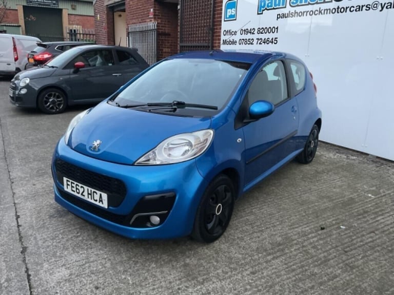 2012 Peugeot 107 1.0 Active 3dr HATCHBACK PETROL Manual