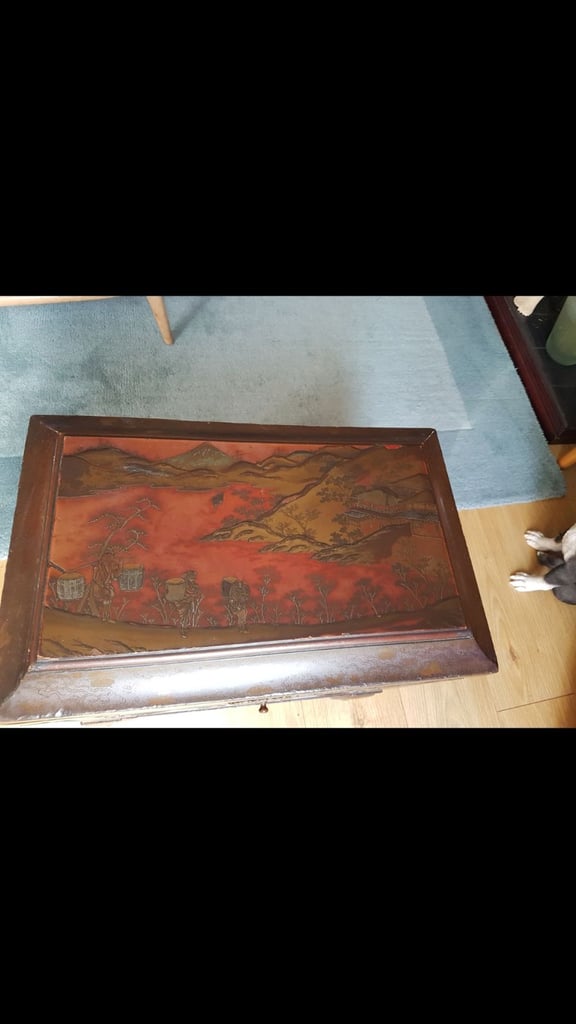 Antique Japanese Makie Lacquer Box C1880 MEIJI PERIOD