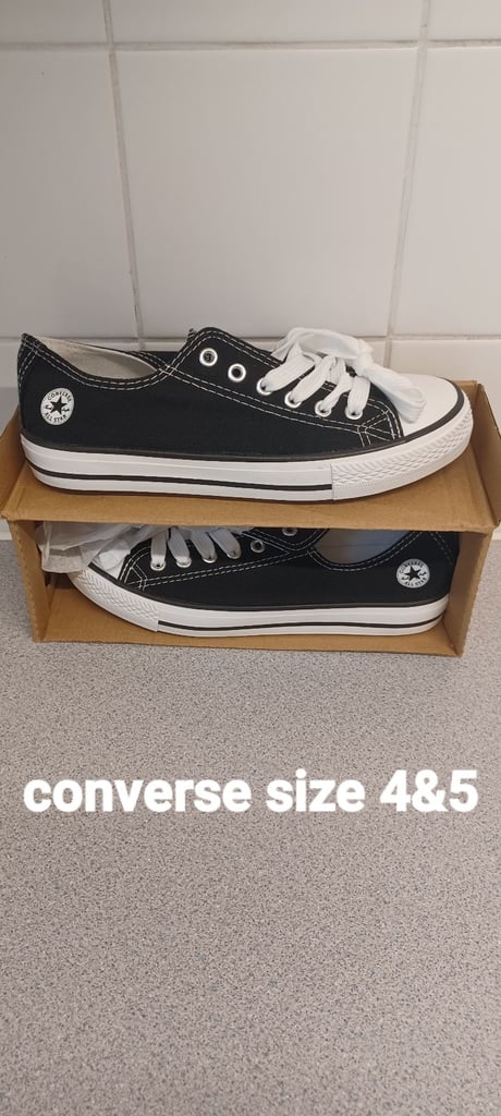 Converse size 4 and 5