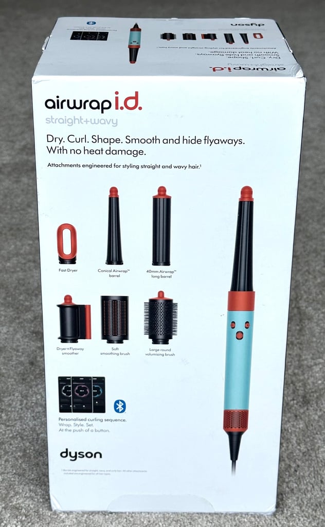 image for Dyson Airwrap i.d. Straight & Wavy Ceramic Patina/Topaz, Brand New in Sealed Box rrp £479