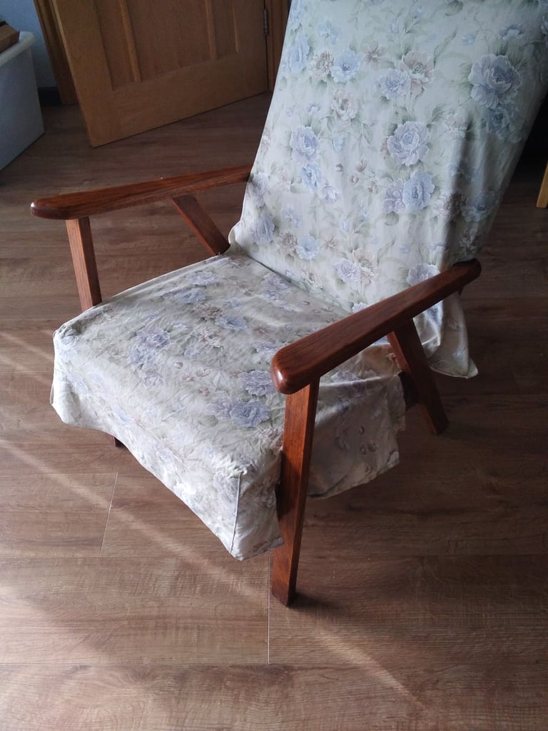 Needs upholstering this easy chair (bedroom)
