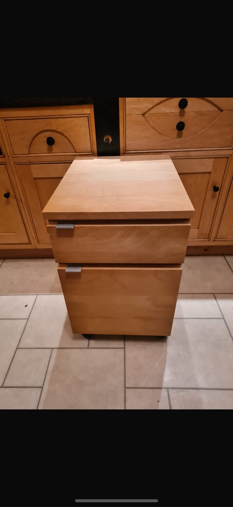 image for IKEA Malm office drawer with file 