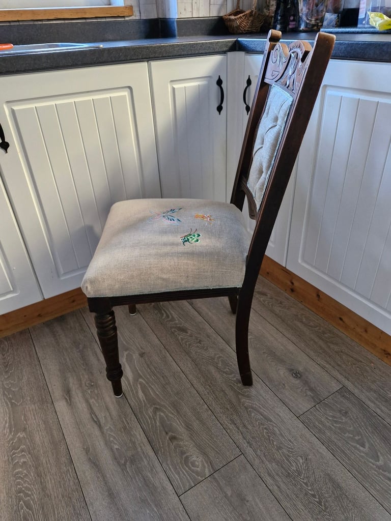 vintage 1980 custom farmhouse chair