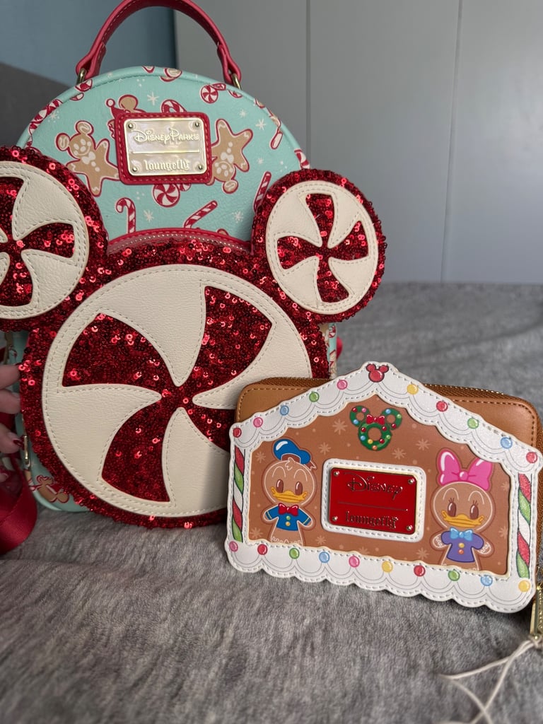 Disney Christmas Loungefly purse NEW 