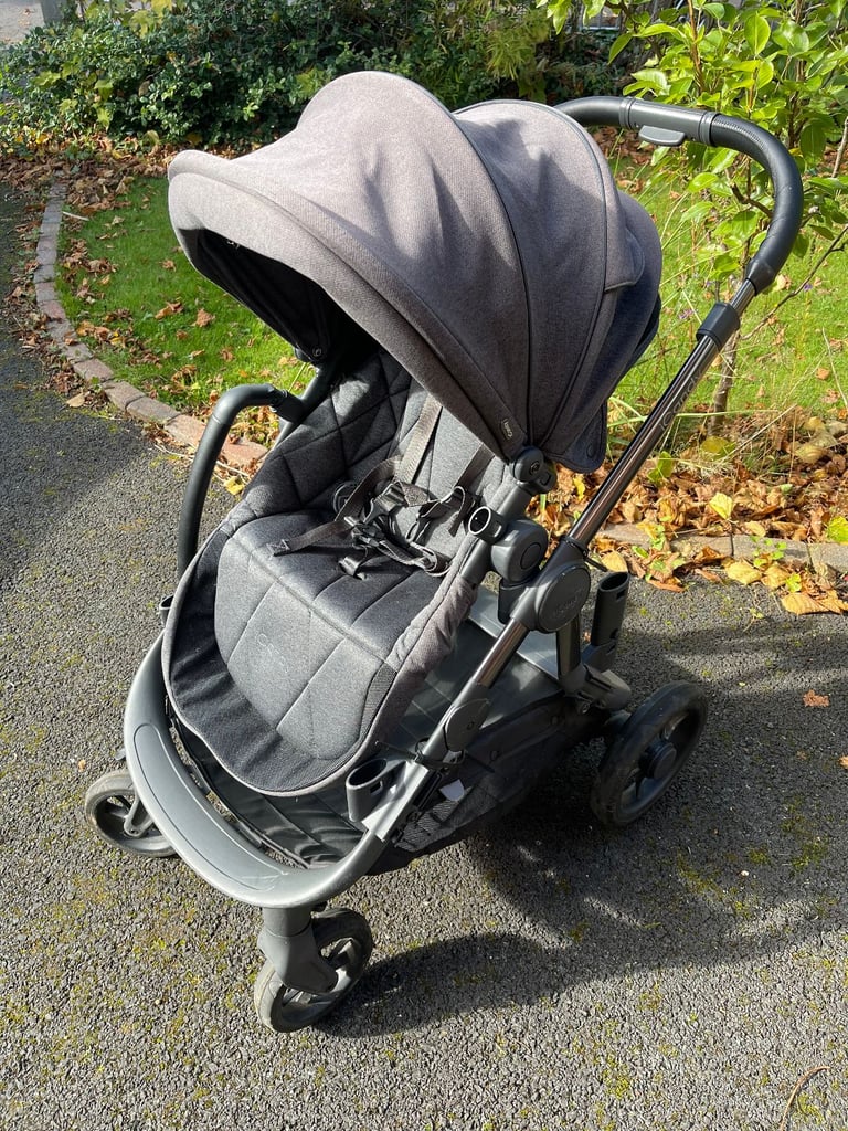 ICANDY ORANGE TWIN - DARK SLATE MARL PHANTOM TRAVEL SYSTEM - TWINS / TWO CHILDREN