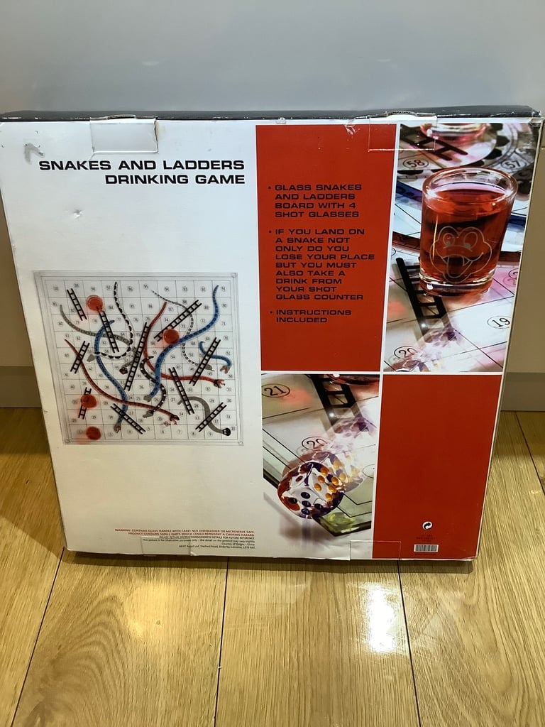 Snakes and ladders drinking game