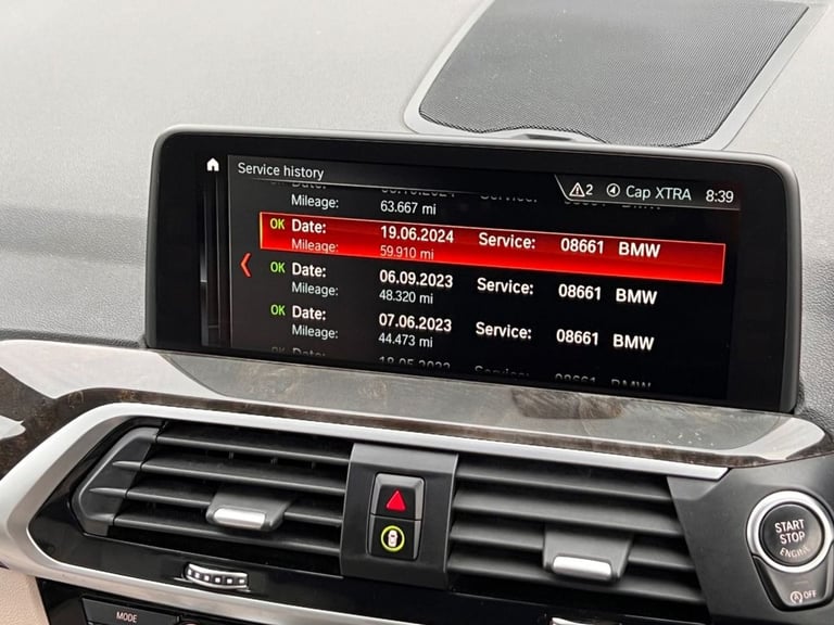 2018 68 BMW X3 2.0 20D M SPORT SUV 5DR DIESEL AUTO XDRIVE EURO 6 (S/S) (190 PS) 