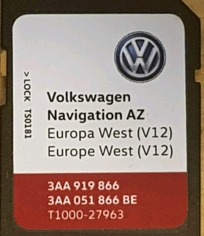 VW Volkswagen RNS 315 Navigation Sat Nav Map Update 