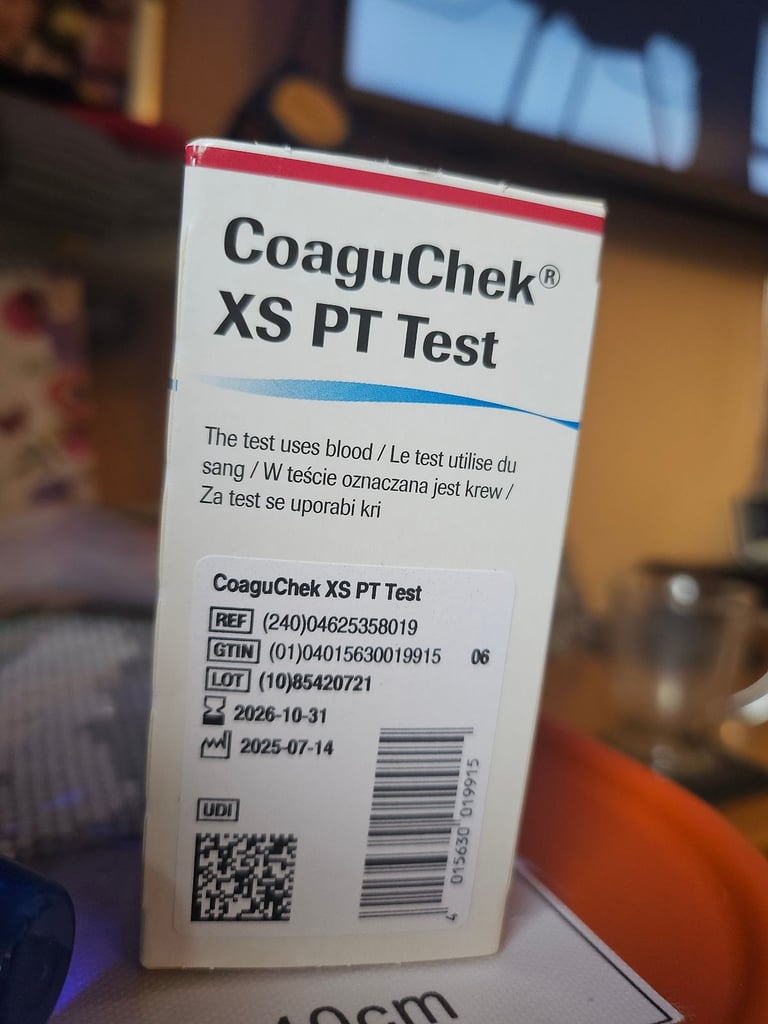 image for Coaguchek xs pt test strips