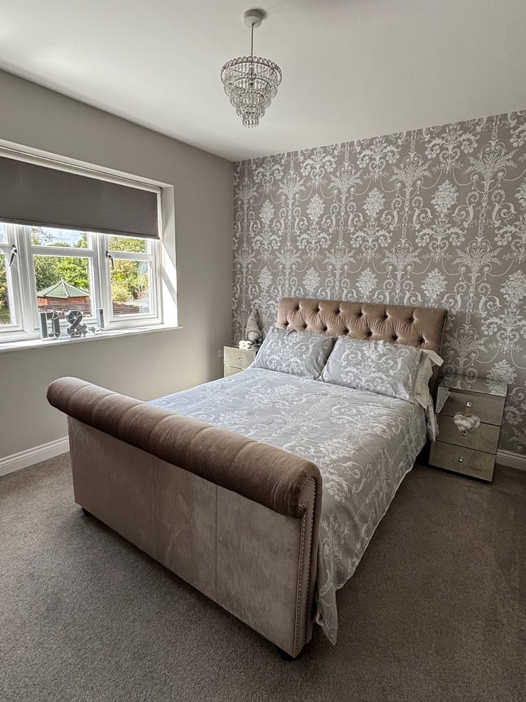 image for Next Double Sleigh Bed 