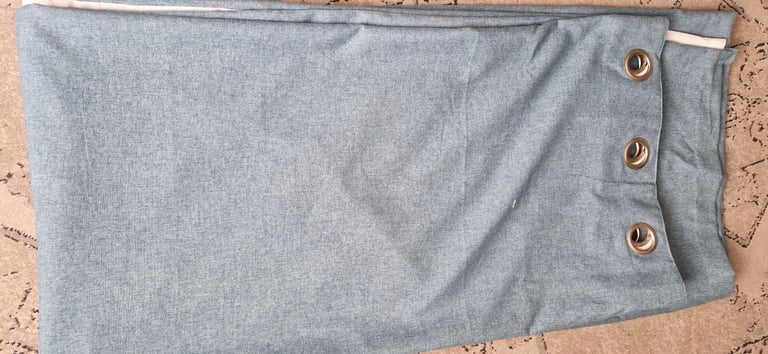 image for Blue 90x90 curtains 